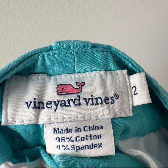Vineyard Vines Embroidered Whale Shorts Double Button Zip Cotton Stretch pockets - Picture 8 of 10